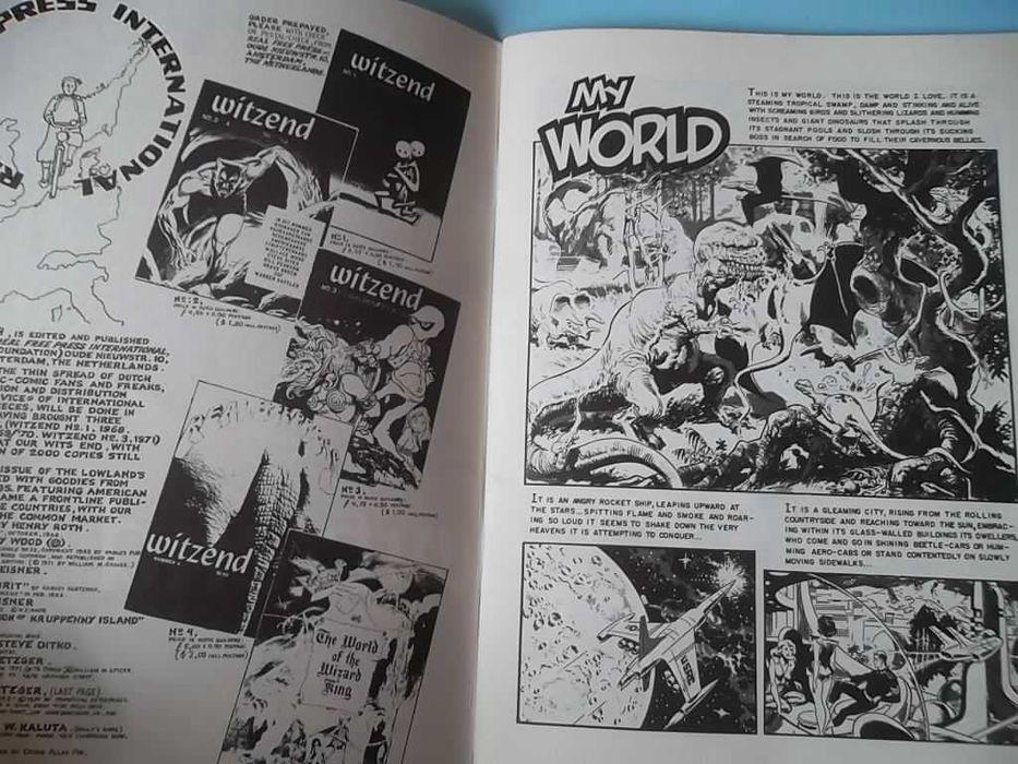 WITZEND N. 1 a 4 - Wallace Wood (1966) - Raríssima revista underground