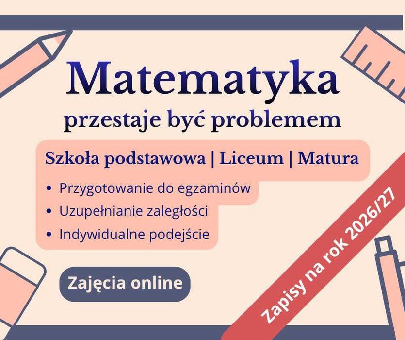 Korepetycje z matematyki