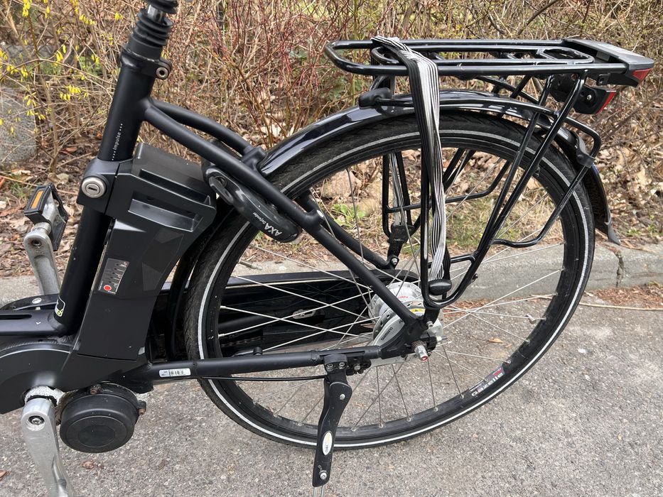 Ladny rower elektryczny GAZELLE z silnikiem centralnym IMPULSE 36v /B