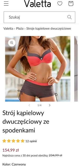 Kostium dwuczęściowy bikini