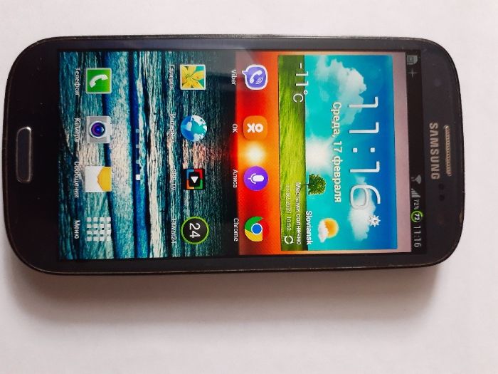 Смартфон Samsung Galaxy S3 GT-i9300 Оригинал, с новым аккумулятором