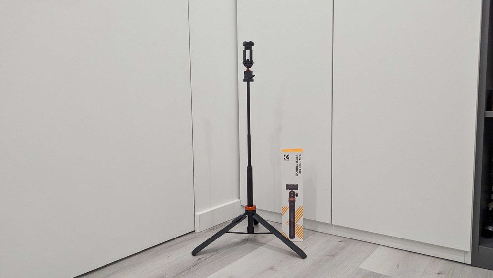 Штатив селфі палиця K&F CONCEPT 158 см 3 в 1 для телефонів та камер