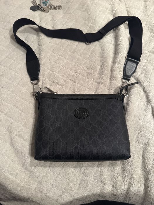 Mała czarna torebka na ramię /  gucci original