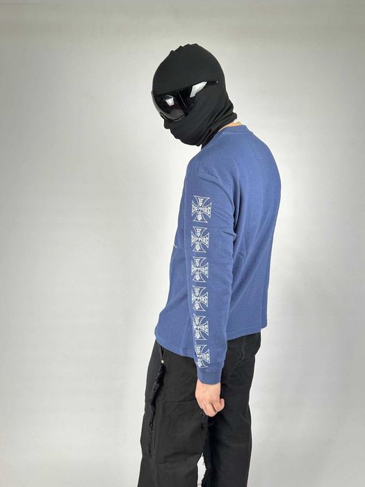 Лонгслів West Coast Choppers hoodie archive кофта синя світшот