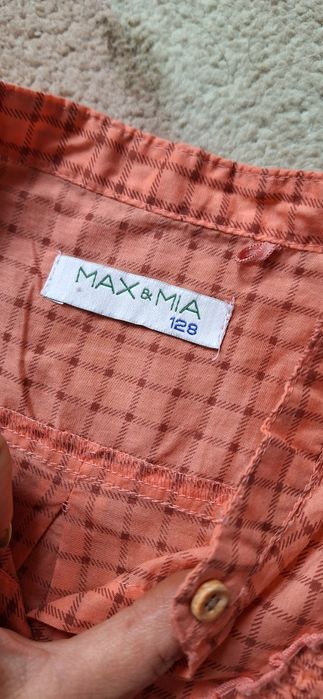 Koszula w kratę dla dziewczynki Max&Mia rozm. 128