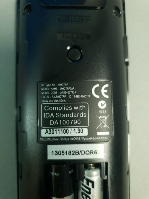 Pilot AA59. 00773A rmctpf2AP1 Voice Remote Control Samsung TV