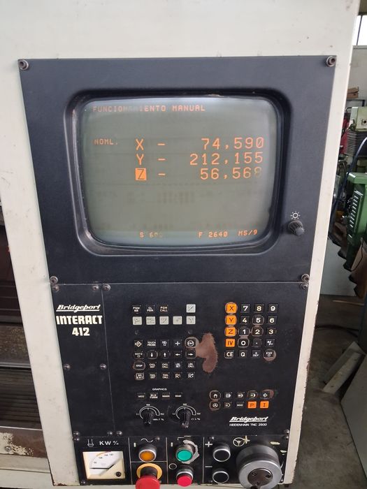 Centro de Maquinação Cnc Bridgeport Interact 412