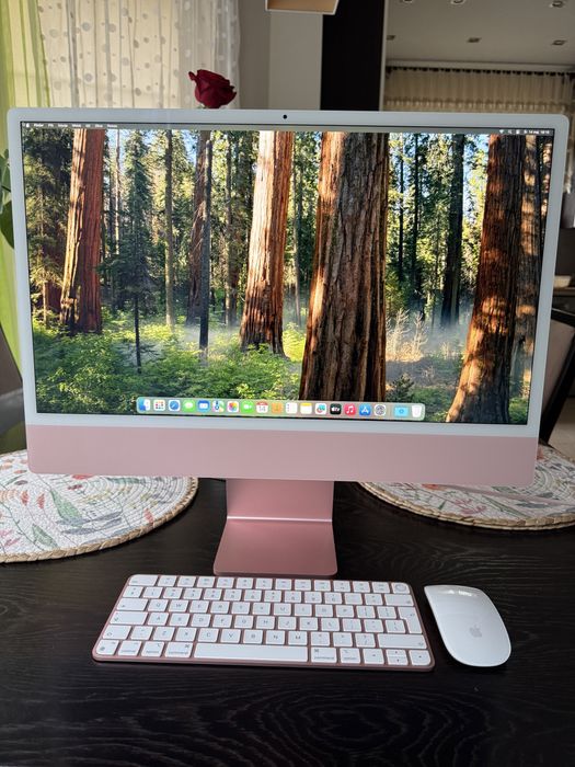 iMac 24,5" 8 GPU M1 8 GB RAM 256 GB SSD - jak NOWY!