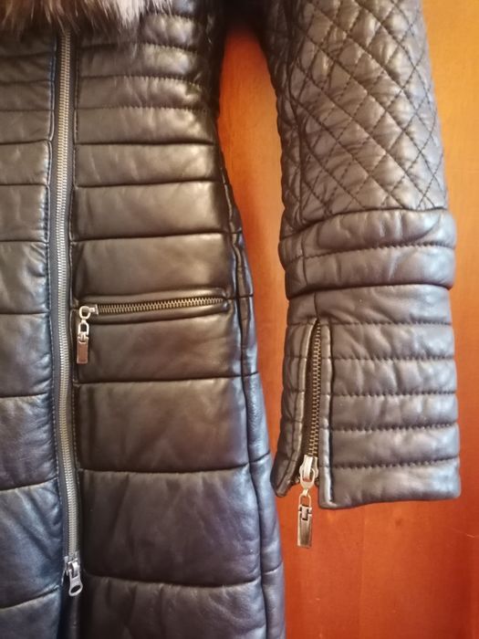 Кожаная куртка женская