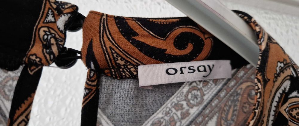 ORSAY, sukienka damska, wzór paisley, rozm. XS, NOWA, b/metek