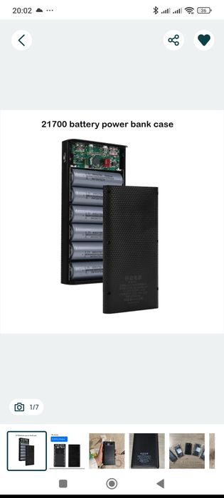 Повербанк 22.5W на 8х21700 (40000 mAh)