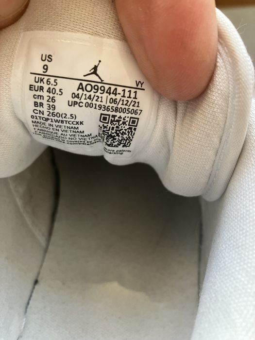 Nike Air Jordan 1 low gs us 9 26 cm