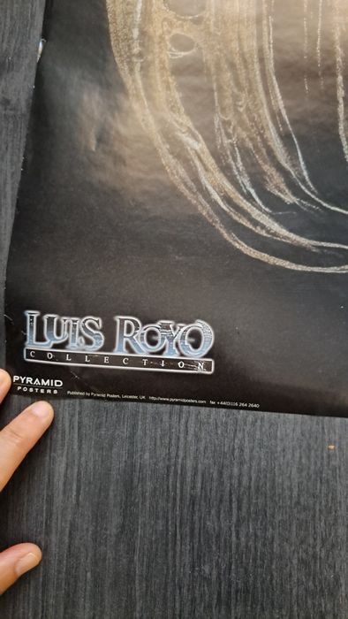 Poster de Luis Royo-Anjo Branco 94×61cm