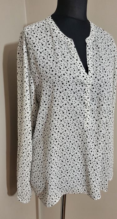 Elegancka bluzka, koszula w gwiazdki, Janina, 46