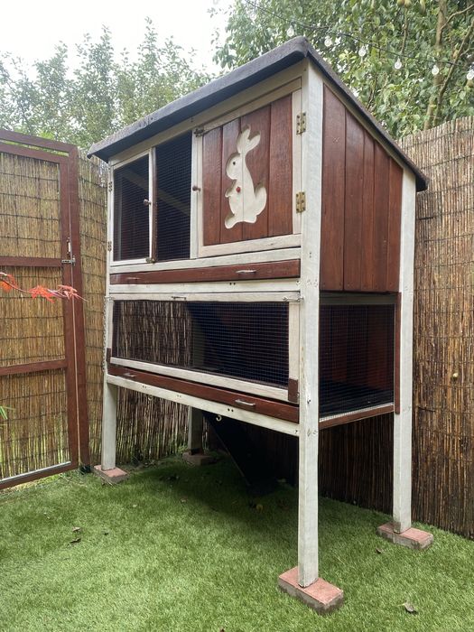 Klatka dębowa dla królika/szynszyla/świnki morskiej/gryzonia diy