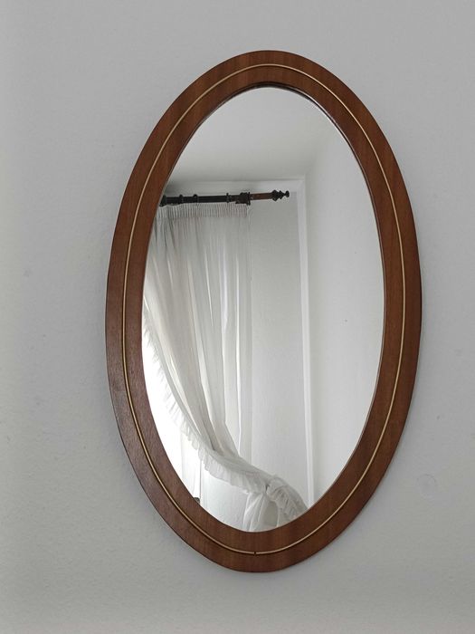 Conjunto de quarto vintage em madeira maciça