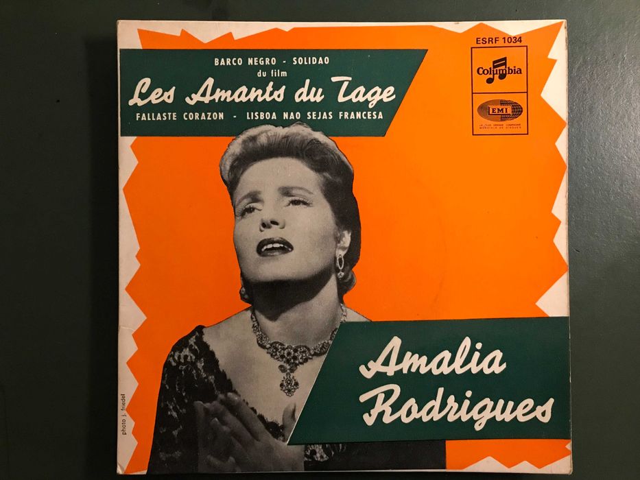 Discos vinil 45 rpm Singles Amália Rodrigues