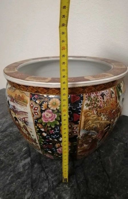 Vaso Chinês de Porcelana