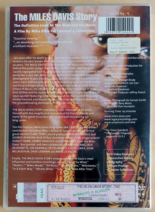DVD The Miles Davis Story