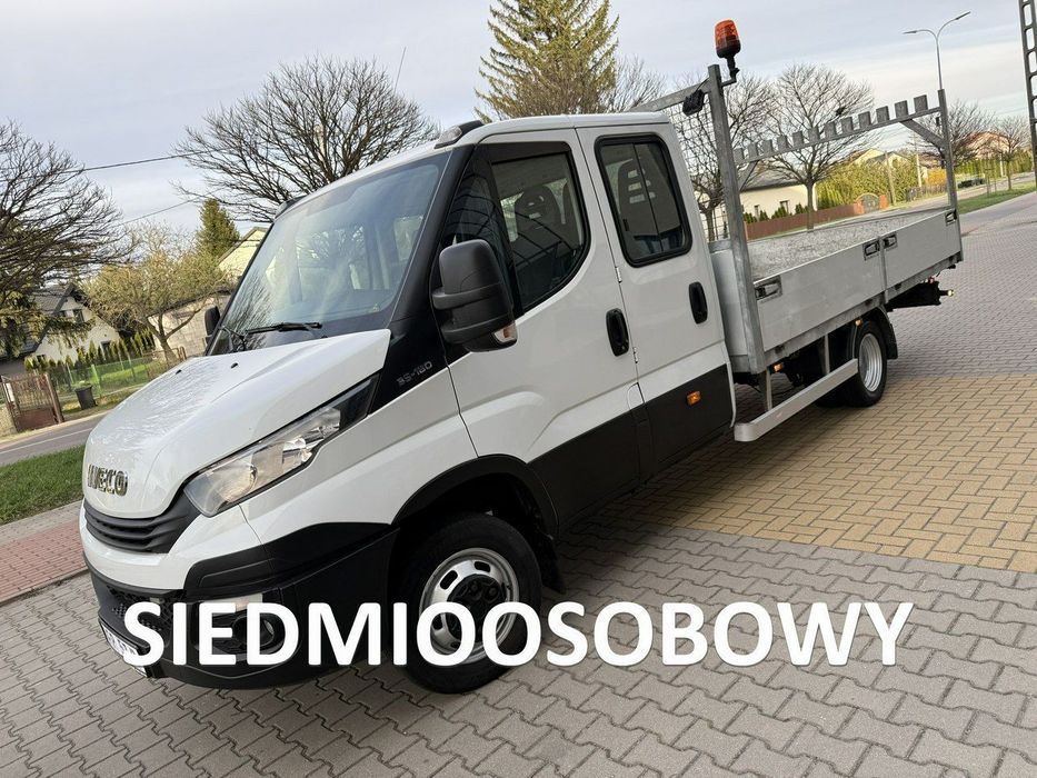 Iveco Daily 35C18  Iveco Daily 35C18 2020r 3.0D Doka Dubel Kabina 7-mio Osobowy Kamera !!