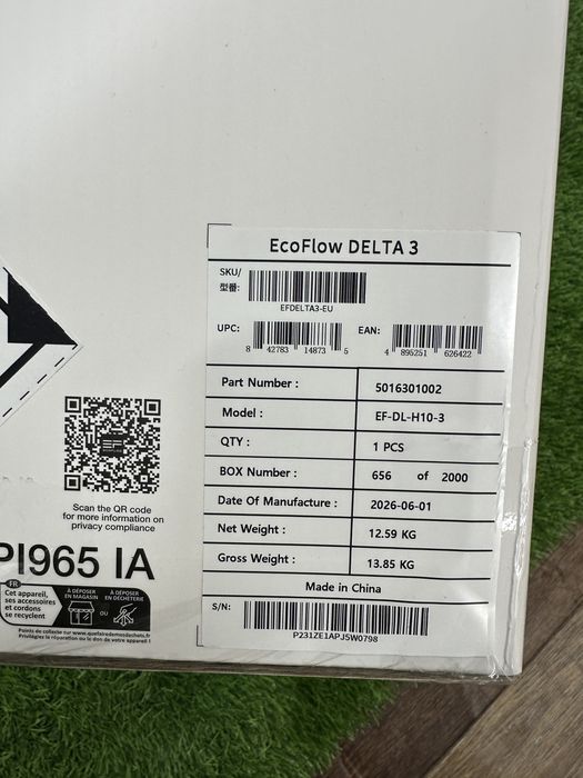 Ecoflow Delta 3 зарядна станція