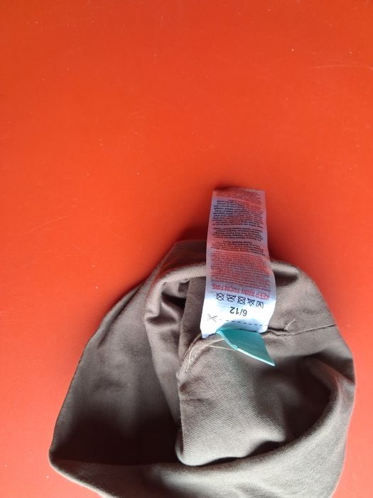 Czapeczka na wiosnę / jesień brązowa z motywem simby od 6 do 12 msc