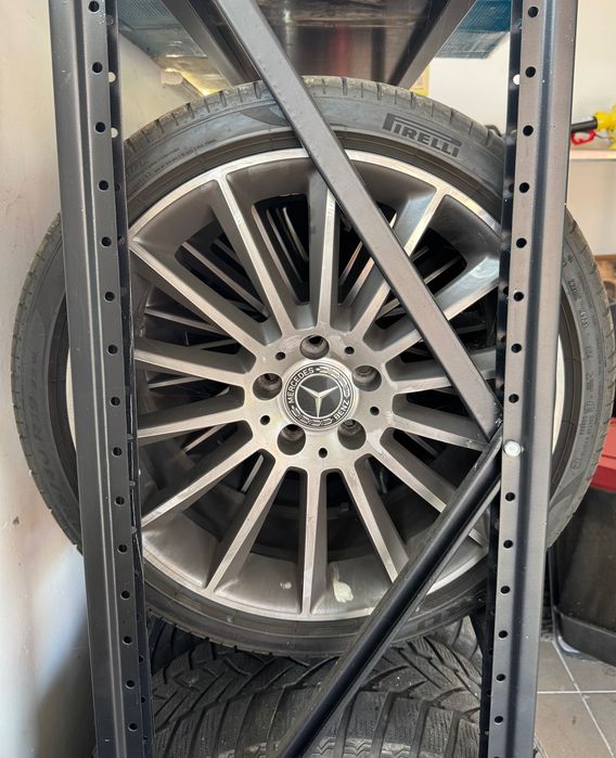 Oryginalne alufelgi R19 AMG Mercedes-Benz+opony letnie Pirelli+ 5felga