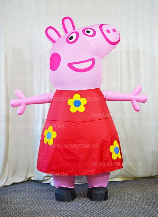 Надувні костюми на Новий рік та Різдво. Сніговик Пеппа Миша Олаф та ін