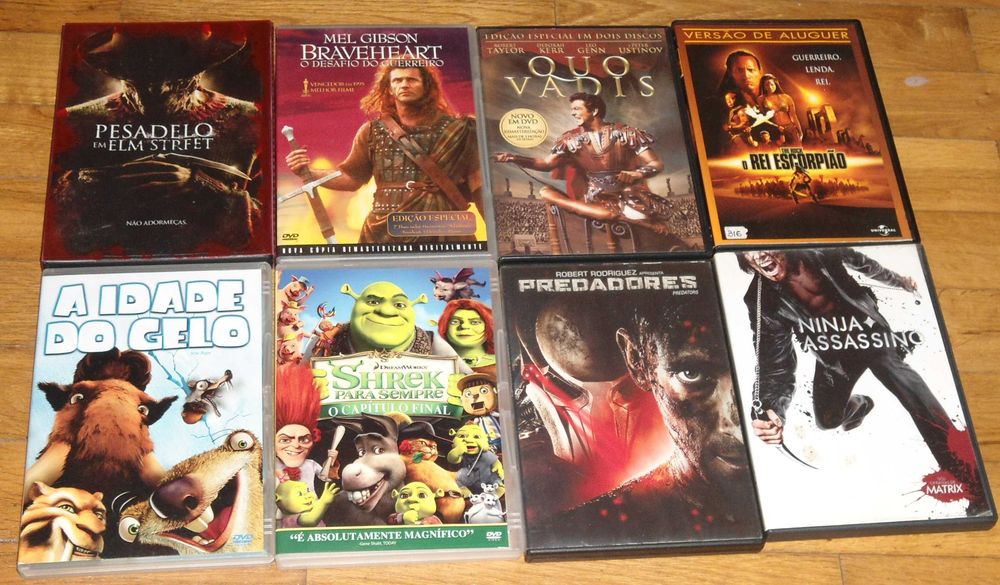Conjunto de dvd originais lote 5