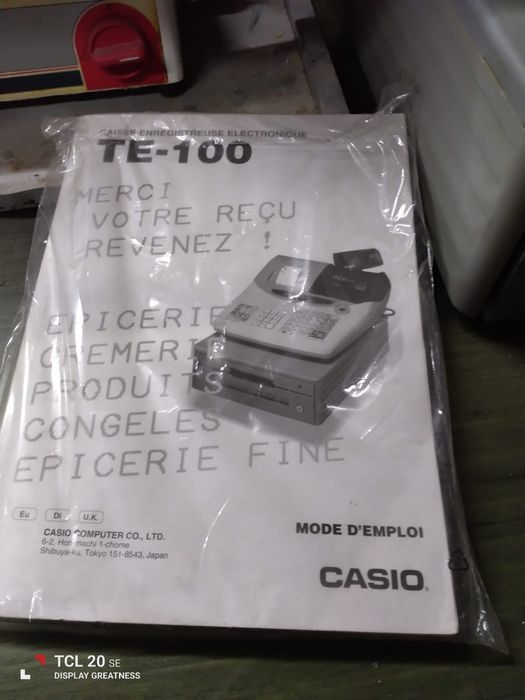 Máquina Registadora Casio