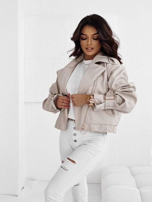 Kurtka damska ramoneska ekoskóra