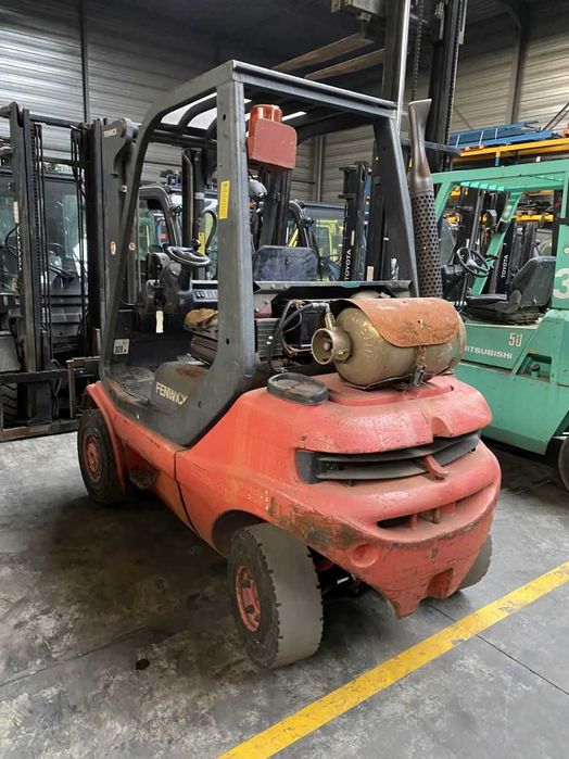 Wózek widłowy Linde H25T, 2,5t, LPG, 2002r, Duplex 3,2m, przesuw b.