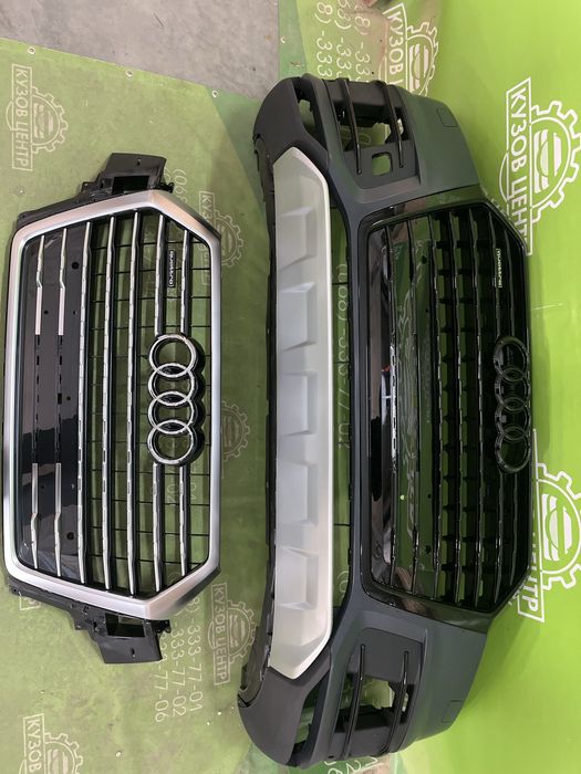 Бампер передній в зборі audi q7 4m 2015-2019 бампер передний ку7