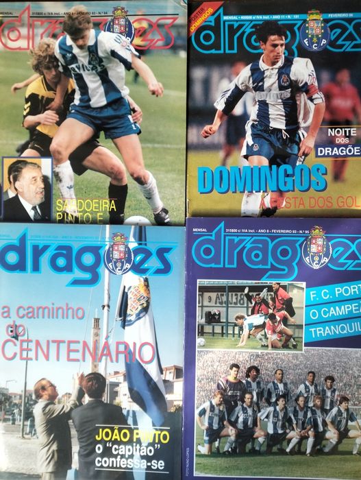 Antigas Revistas Dragões FC Porto