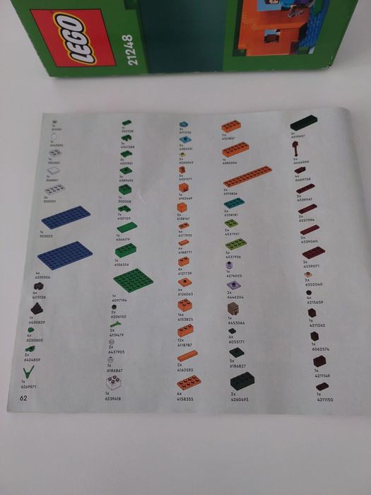 Конструктор LEGO Minecraft Гарбузова ферма 21248