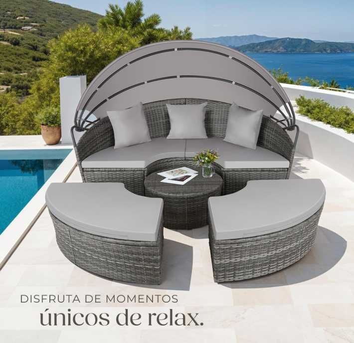 Conjunto Jardim toldo deslizante