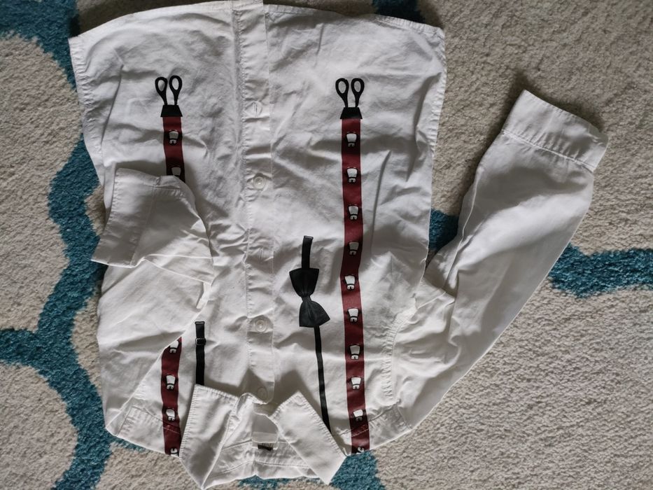 Koszula biała chłopięca H&M 92