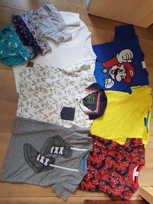 Zestaw koszulek dla chłopca rozm 110,116