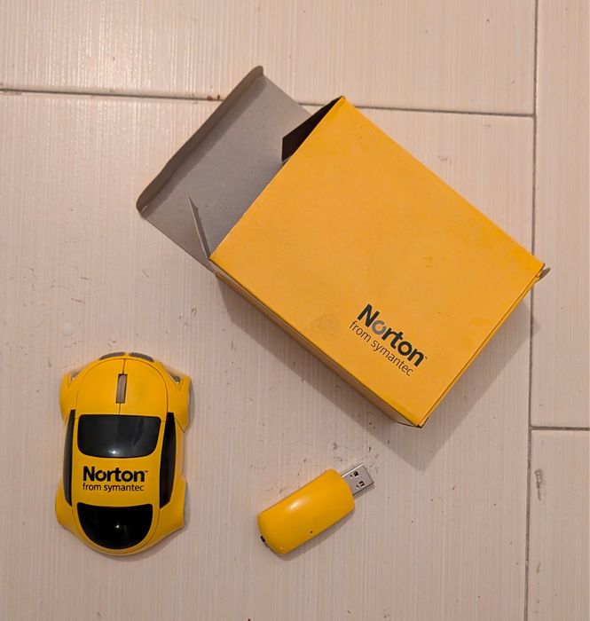 Mouse sem fios promocional Norton Symantec
