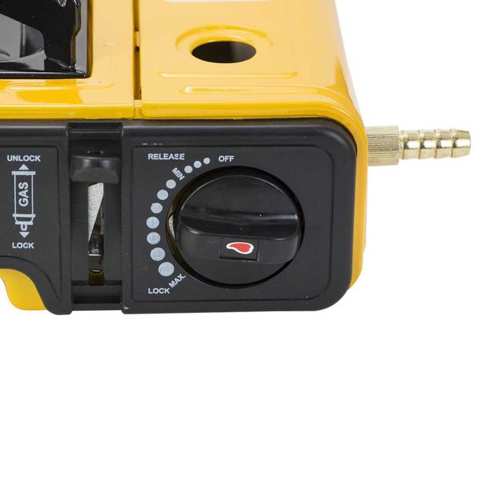 Плита газова одноконфорочна з п'єзопідпалом і адаптером (кейс)