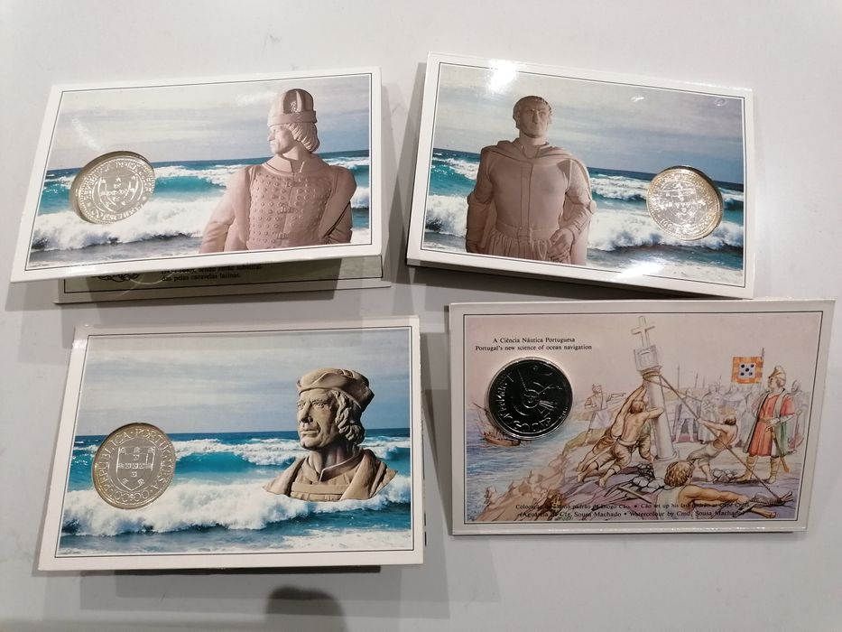 Série I Descobrimentos BNC 4 moedas