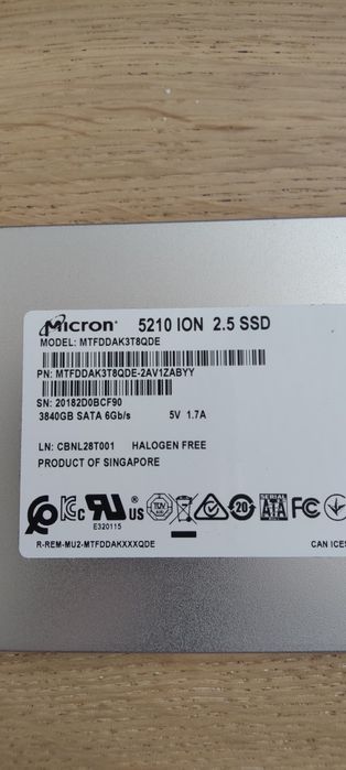 Dysk SSD 4 TB Micron 2.5 cala