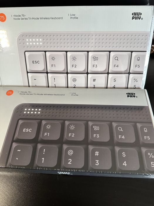 NuPhy Node 75 Механічна low-profile клавіатура Red, Blush switch