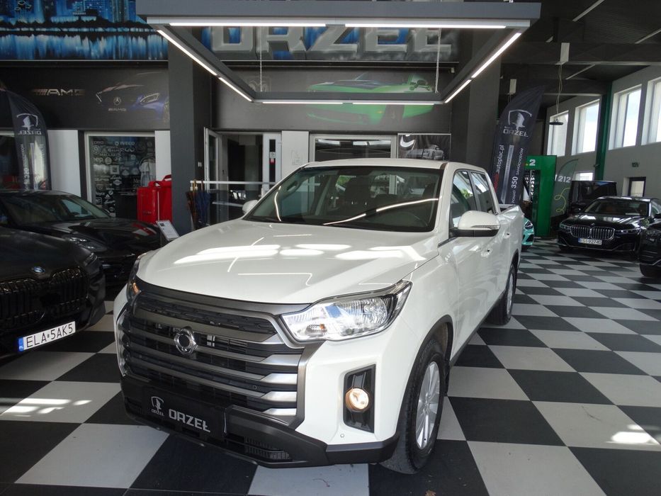 SsangYong/KGM Musso Salon PL/1Wł/Ciężarowy/FVAT23 netto:72.276/Grand/4X4/Manual/Hak(2,6T)
