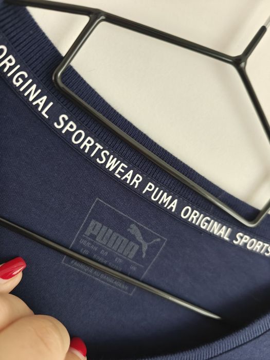 Puma t-shirt koszulka sportowa męska logowana L/XL