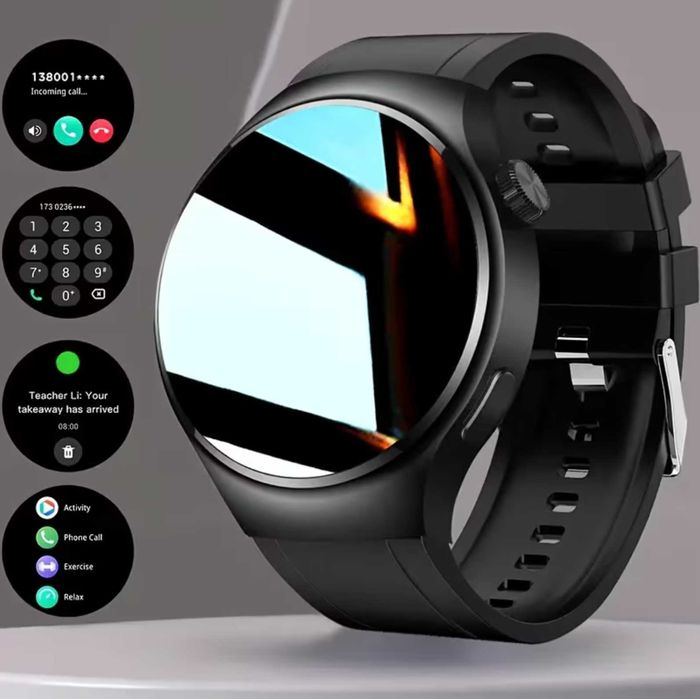 Męski smartwatch sportowy , Puls Kalorie Dzwonienie , Ekran HD , 41mm  , Nowy bez metki