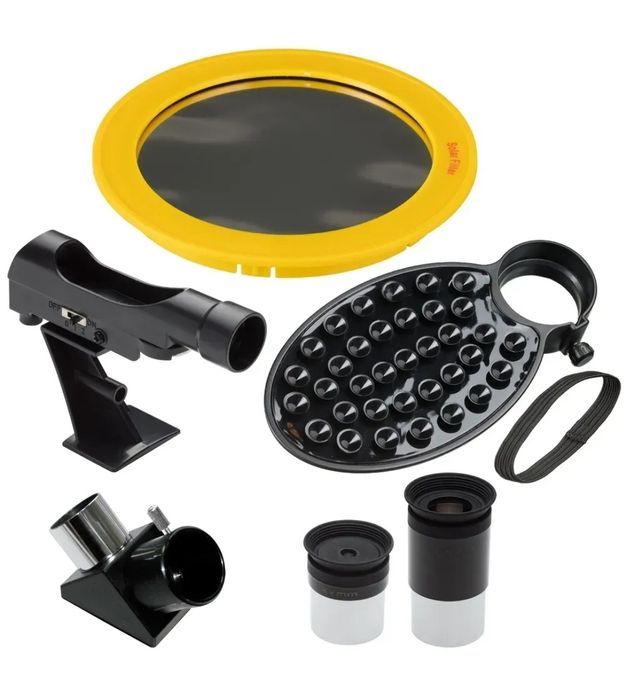 Телескоп Bresser NANO AR-70/700 AZ з сонячним фільтром та адаптером