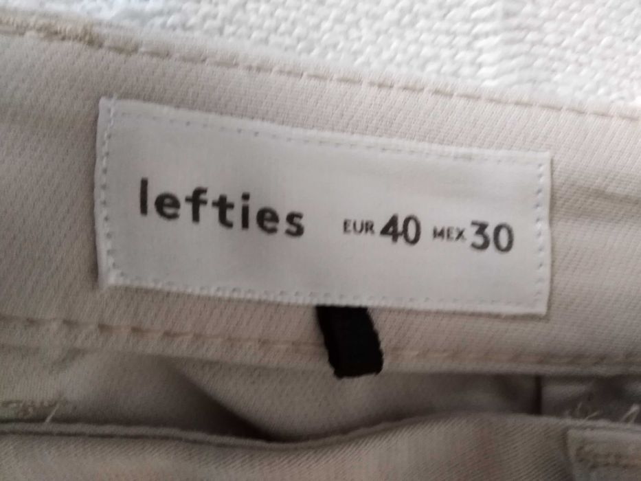 Calças Creme-Branco Lefties 40