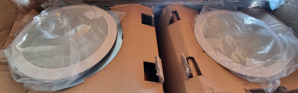 6 colunas JBL 24CT micro +2 subwoofers JBL 19CST; NOVOS; encastre teto