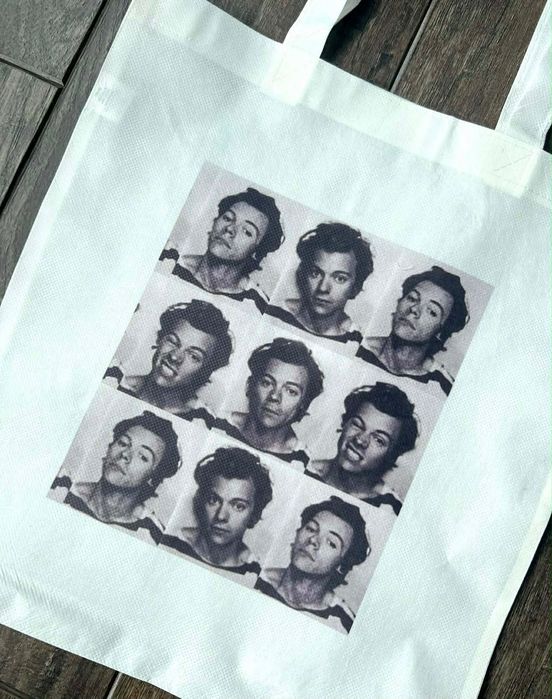 Torebka torba tote bag materiał non woven  harry styles